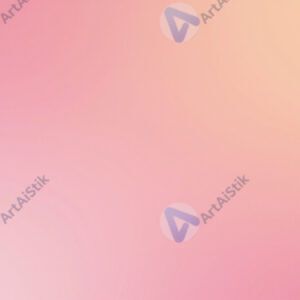 Плавный градиент от мягкого розового к оранжевому.