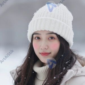 Портрет в снегу