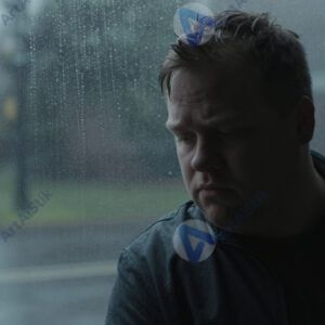 Мужчина с опущенным взглядом