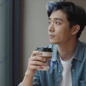 Юноша смотрит вдаль