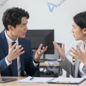 Спор двух людей