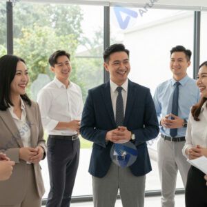 Команда на корпоративе на природе