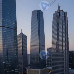 Небоскрёбы на рассвете