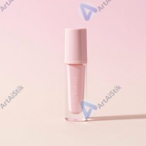 Нежный градиент в пастельных розово‑бежевых тонах