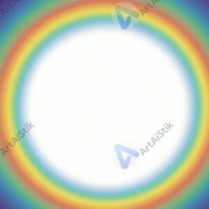 Радужный градиент по кругу