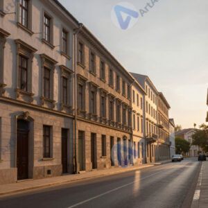 Улица на рассвете