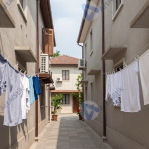 Переулок с бельём