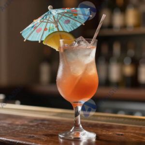 Коктейль в бокале