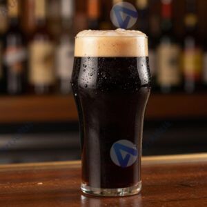 Тёмное пиво в бокале