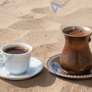 Кофе по‑турецки в джезве на песке