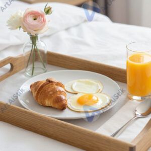 Завтрак в постель на подносе