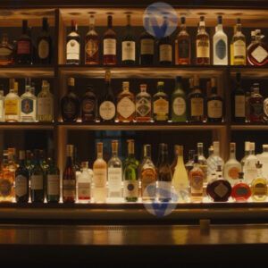 Бар с полками