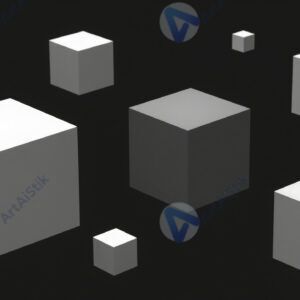 Абстрактные кубы разного размера