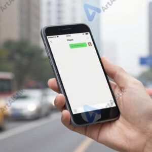 Смартфон в руке