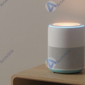 Умная колонка на полке