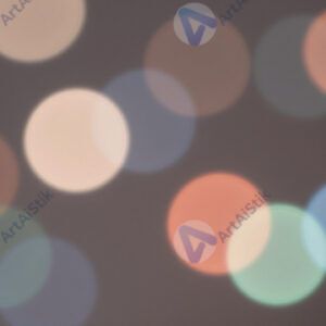 Крупные разноцветные круги bokeh