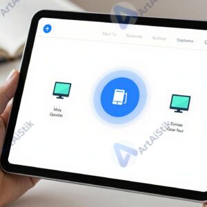 Планшет с приложением управления «умным домом»