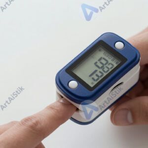 Пульсоксиметр на пальце пациента