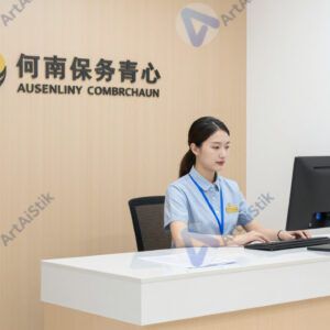 Стойка ресепшен в поликлинике