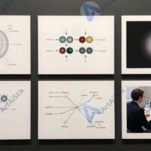 Стенд с результатами эксперимента