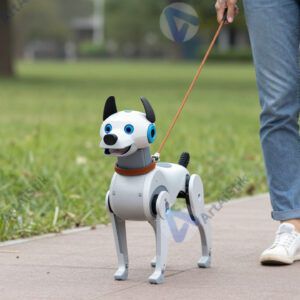 Робот‑собака на улице