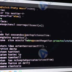 Экран компьютера с кодом обучения модели машинного обучения.