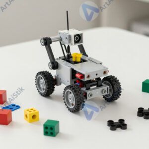 Модульный робот‑конструктор разобран на столе