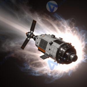 Космический корабль входит в атмосферу