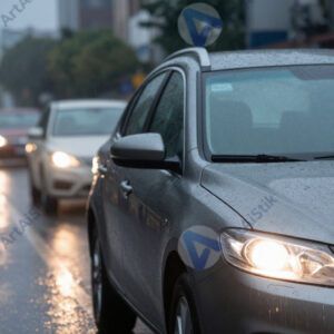 Машина в дождь