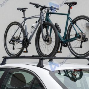 Автомобиль с велокреплением на крыше