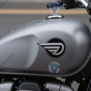 Бензобак мотоцикла крупным планом