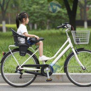 Велосипед с детским креслом сзади