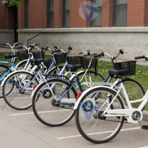 Велосипедная парковка у университета