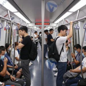 Вагон метро внутри