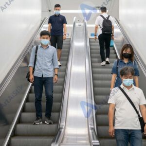 Метрополитеновский эскалатор