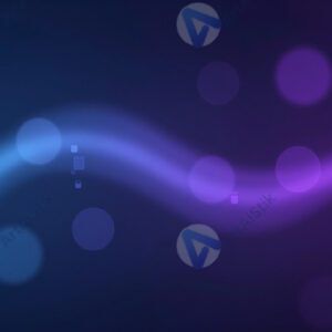 Цветное bokeh в холодных оттенках синего и фиолетового