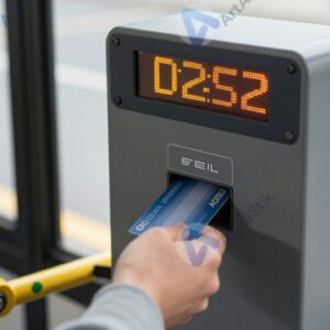 Электронный валидатор в автобусе