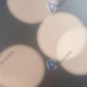 Крупные мягкие круги bokeh в тёплых и холодных тонах