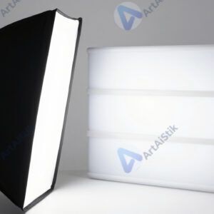 Световой короб для предметной съёмки на белом фоне.