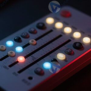 Пульт живого звука на концерте