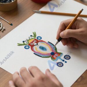 Рабочий стол мастера по бисероплетению