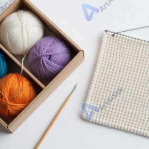 Коробка с клубками