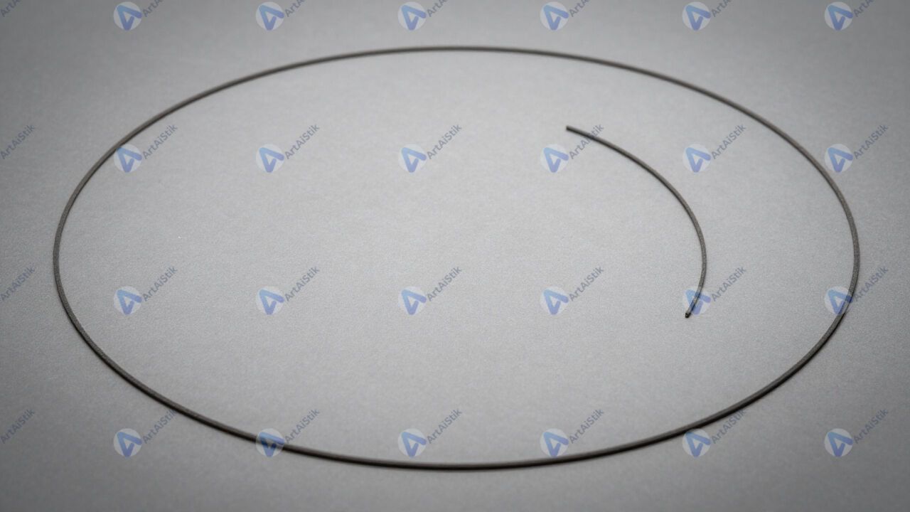 Тонкие круговые дуги разной длины вокруг общего центра. Тонкие круговые дуги разной длины вокруг общего центра.