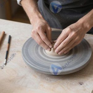 Рабочий стол мастера по керамике