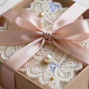 Коробка с лентами