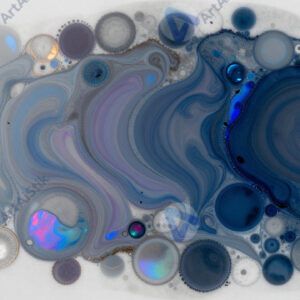 Слоистый акриловый флюид‑арт