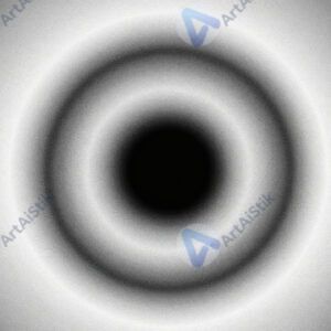 Абстрактный постер с концентрическими кругами и лёгким шумом.