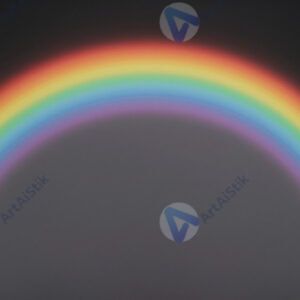 Радужные круги bokeh на тёмном фоне