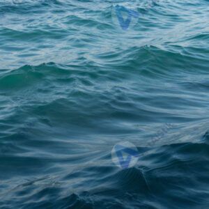 Абстрактные синие и зелёные волны