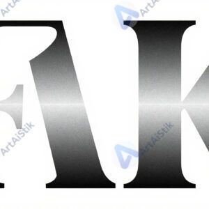 Постер с крупной буквой